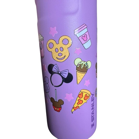 Stanley IceFlow Bottle 24oz Disney Mickey Snacks Lilac Aerolight Fast Flow Lid - Picture 7 of 8
